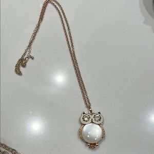 Gold and White Jewelry Set